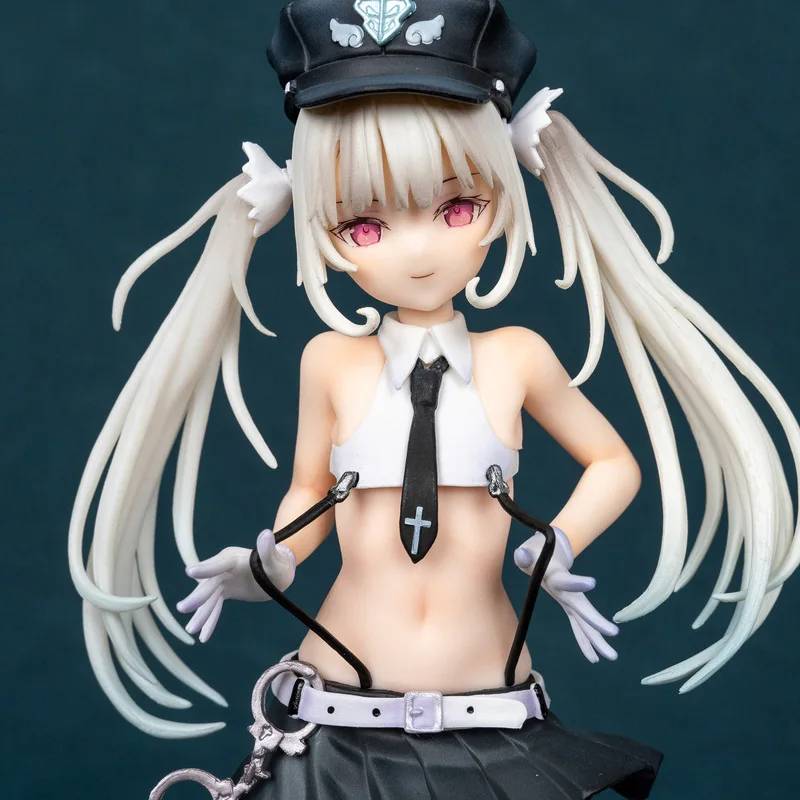 

Anime Character Angel Police El Little Devil Beautiful Uniform Girl Figure Desktop Collect Decoration Peripheral Birthday Gifts