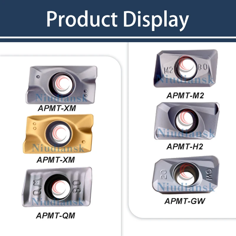 Centro de mecanizado de torno CNC APMT1604PDER-APMT160430PDER H2/M2/QM/XM/GW LF6018 LF6028 APMT Series herramienta de corte de piezas de hoja de fresado