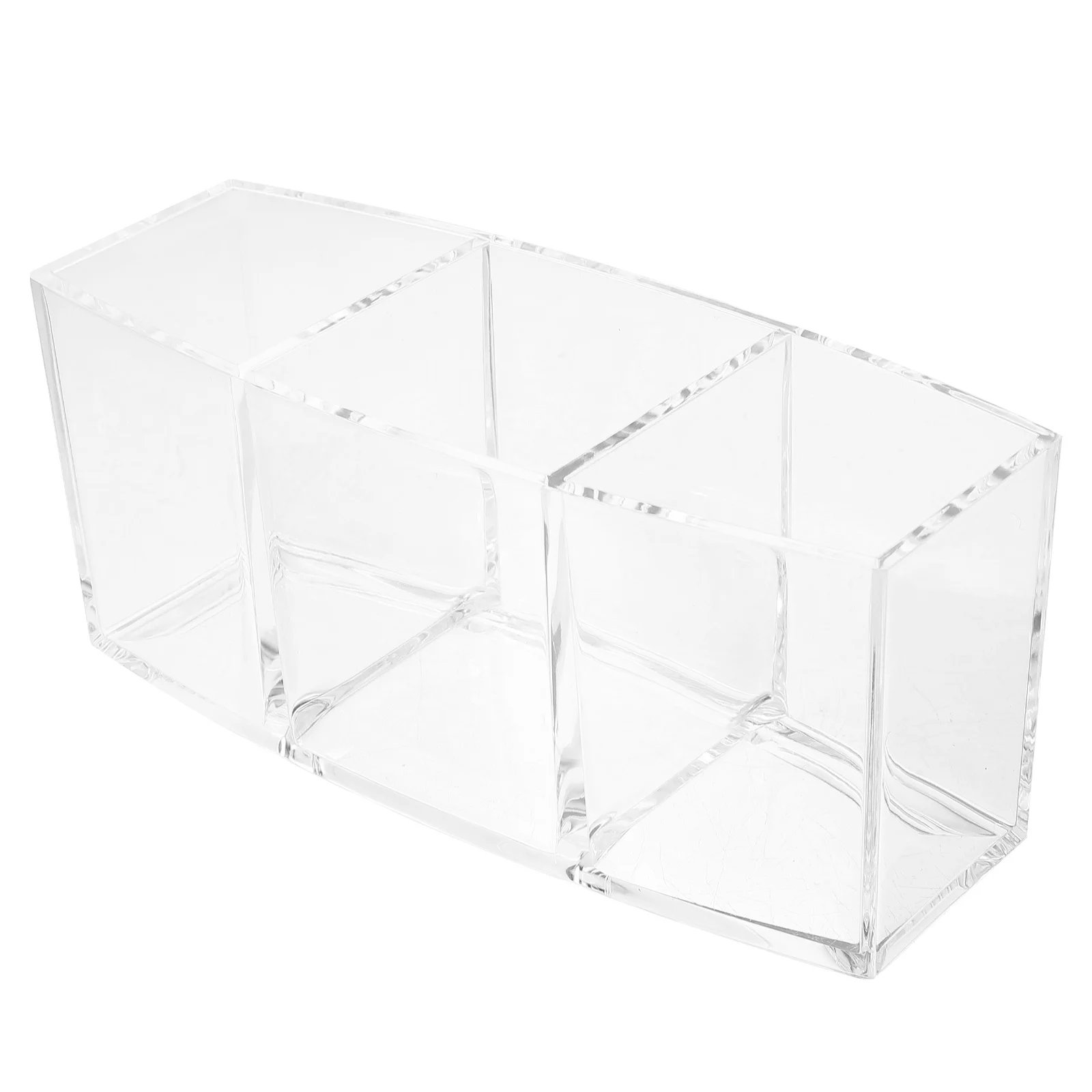 Acrylic Coffee Capsule Holder with Multiple Compartments Clear Storage Box for Capsules Tea Bags Creamers Compact Coffee Bar