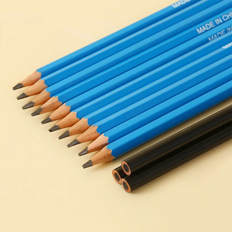 2 B4b8b Sketch Drawing Pencil Professional Writing Soft, Medium and Hard Charcoal Pencil Art Student Art Test Supplies