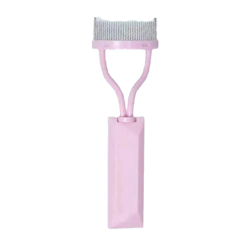 Peigne séparateur de cils, 1 pièce, brosse de maquillage en métal, outil de beauté H2Q2