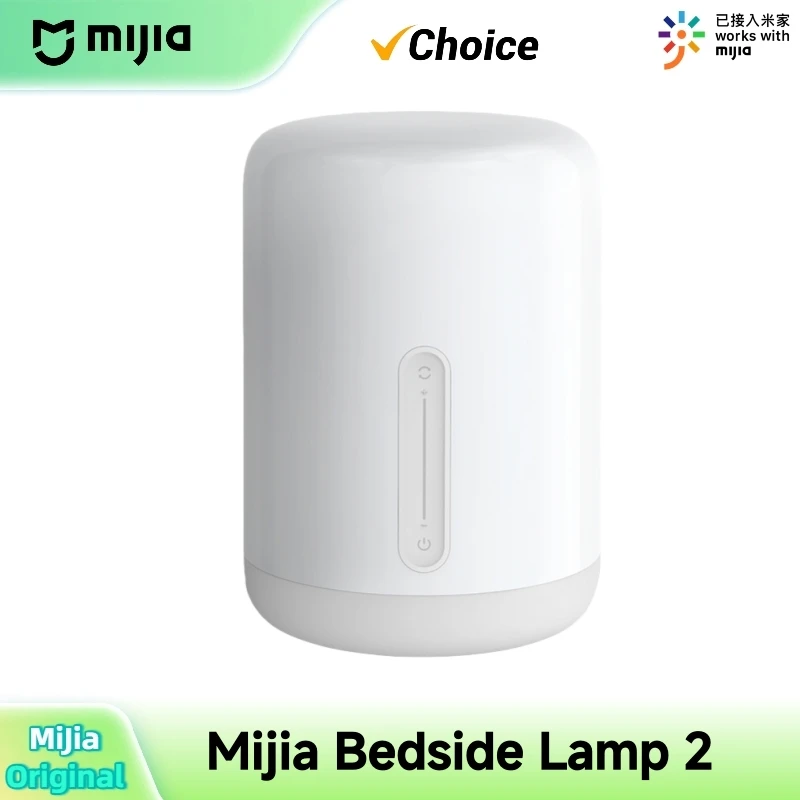 

Настольная лампа Mijia 2: Умный светодиодный ночник с изменением цвета, 400 люмен, Bluetooth, Wi-Fi, сенсорное управление для Apple HomeKit и Siri