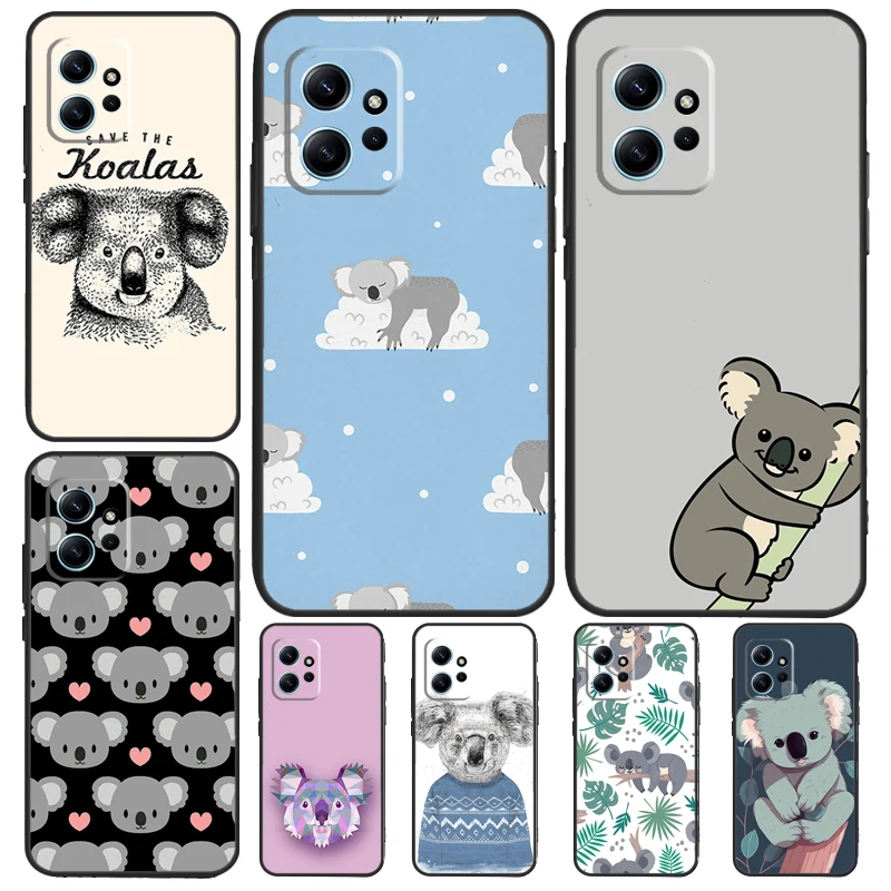 Cute Australia Koala Art Case For Xiaomi Redmi Note 11 12 10 Pro 8 9 Note 12S 11S 9S 10S Redmi 12C 9C 10C 12 Cover