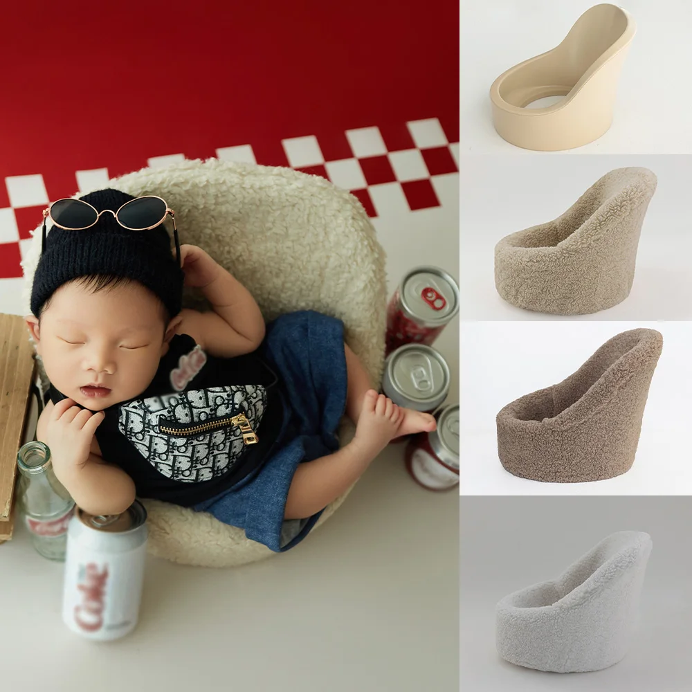 Fotografia dla noworodków Baby Prop pozujący Sofa Mini Studio okrągłe krzesło rekwizyty akcesoria pomocnicze pomysł na sesję zdjęciową