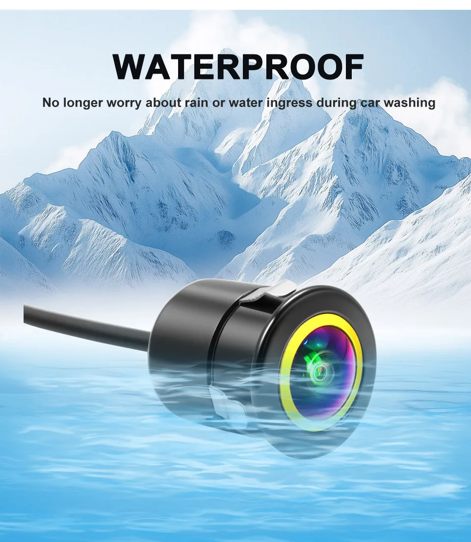 18,5mm AHD 1080P 720P CVBS CCD Auto-Rückfahrkamera mit DIP-Schalter, Fischaugen-Objektiv, Nachtsicht, Wasserdichte Einparkhilfe-Kamera – Detail 8