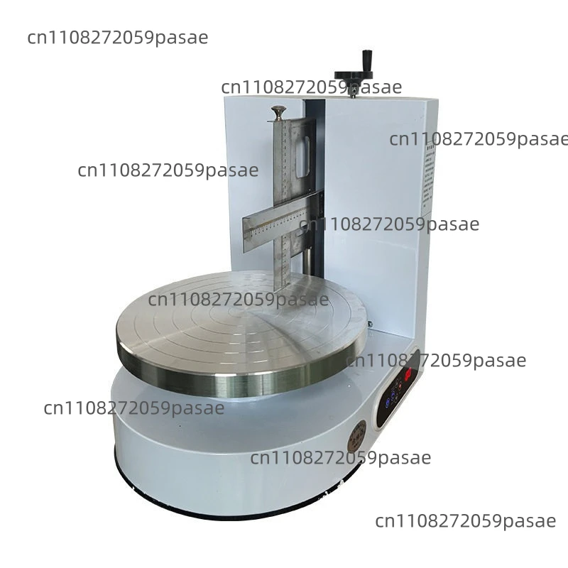 Semi Automatic Round Birthday Cake Cream Butter Spreading Machine Small Tabletop Cakes Chocolate Creams Icing Coating Equipment