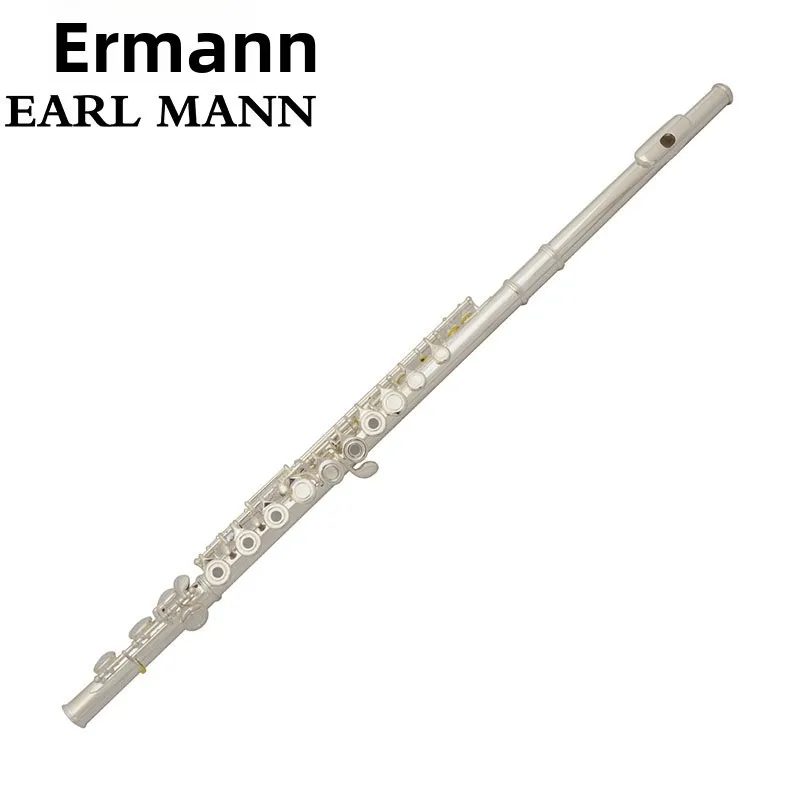 

Activity-[Flute] Elman Earl Mann Professional Silver Plated White Copper C-tune 16-hole Open Flute With High-grade Bags