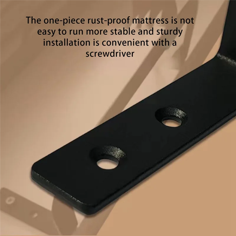 AEE2-2PCS Bar Keep Mattress Stopper From Sliding Slide Stopper To Prevent Sliding Holder In Place Gripper Metal