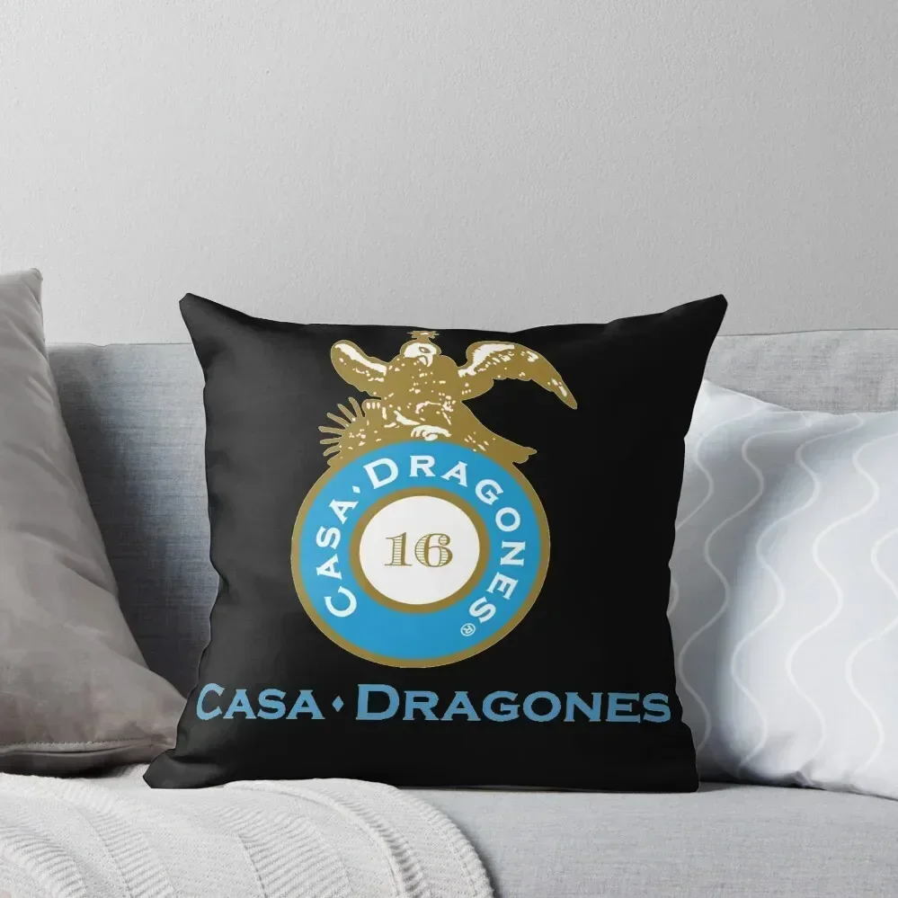 

Casa Dragones Logo Throw Pillow christmas pillowcases Cushions For Sofa Cushion Cover Set pillow