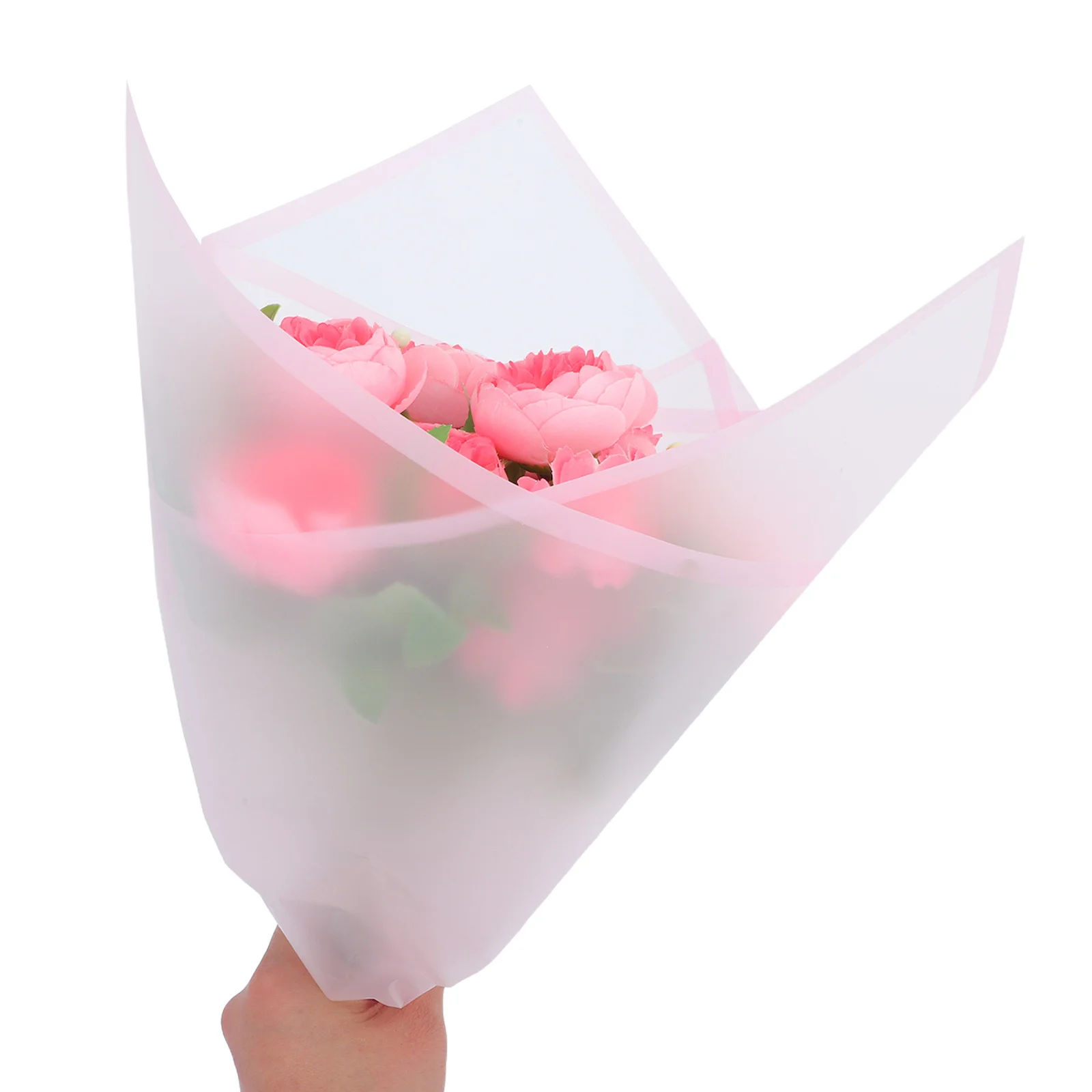 

22.4x22.4 Waterproof Pink Floral Wrapping Paper for Weddings DIY Crafts 20 Sheets Elegant Matte Finish Florist Supplies