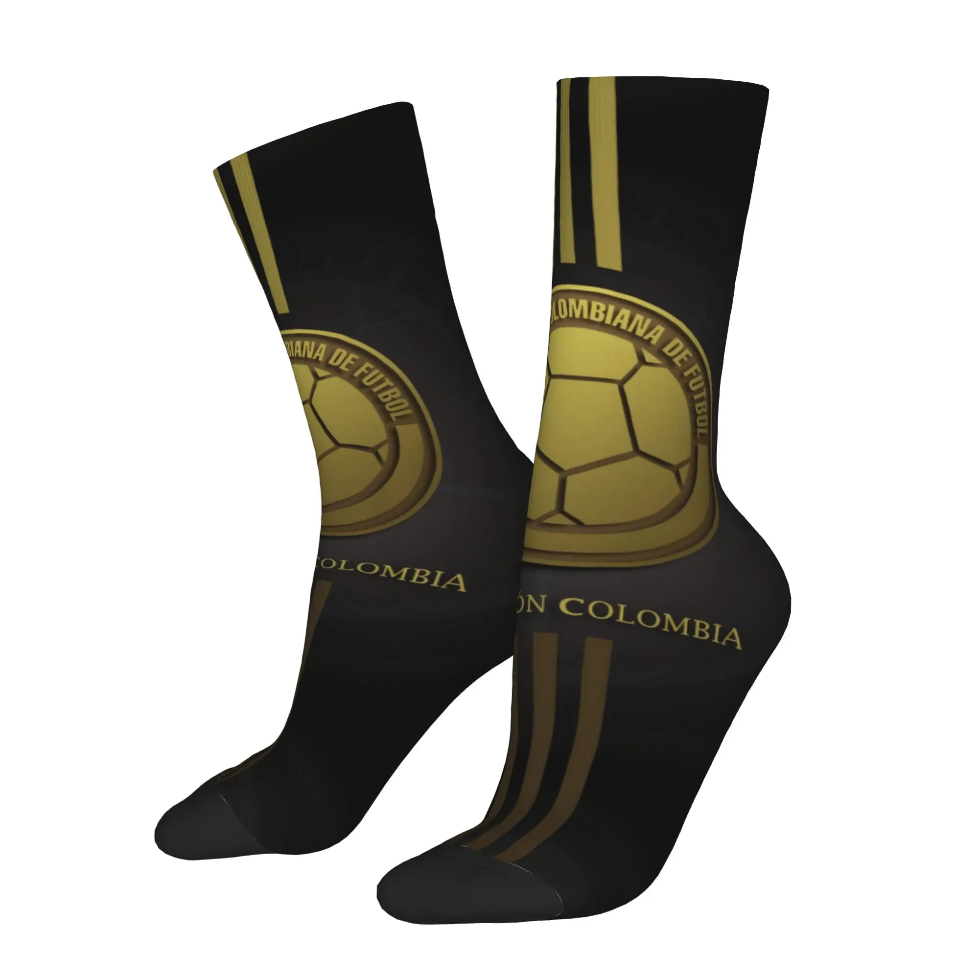 Hip Hop Vintage Colombia Crazy Men's compression Socks Unisex  Street Style Seamless Printed Funny Sock Match Day Essentials