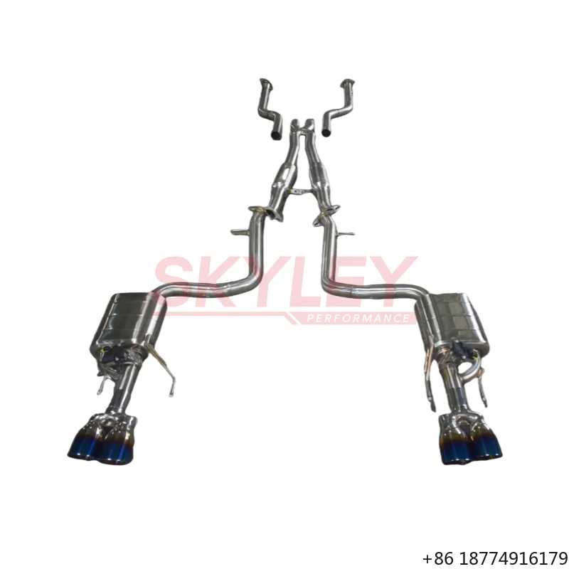 

Для RC350 3.5л 2014-2021: Выхлопная система Valvetronic Catback с двойным резонатором и управлением клапанами