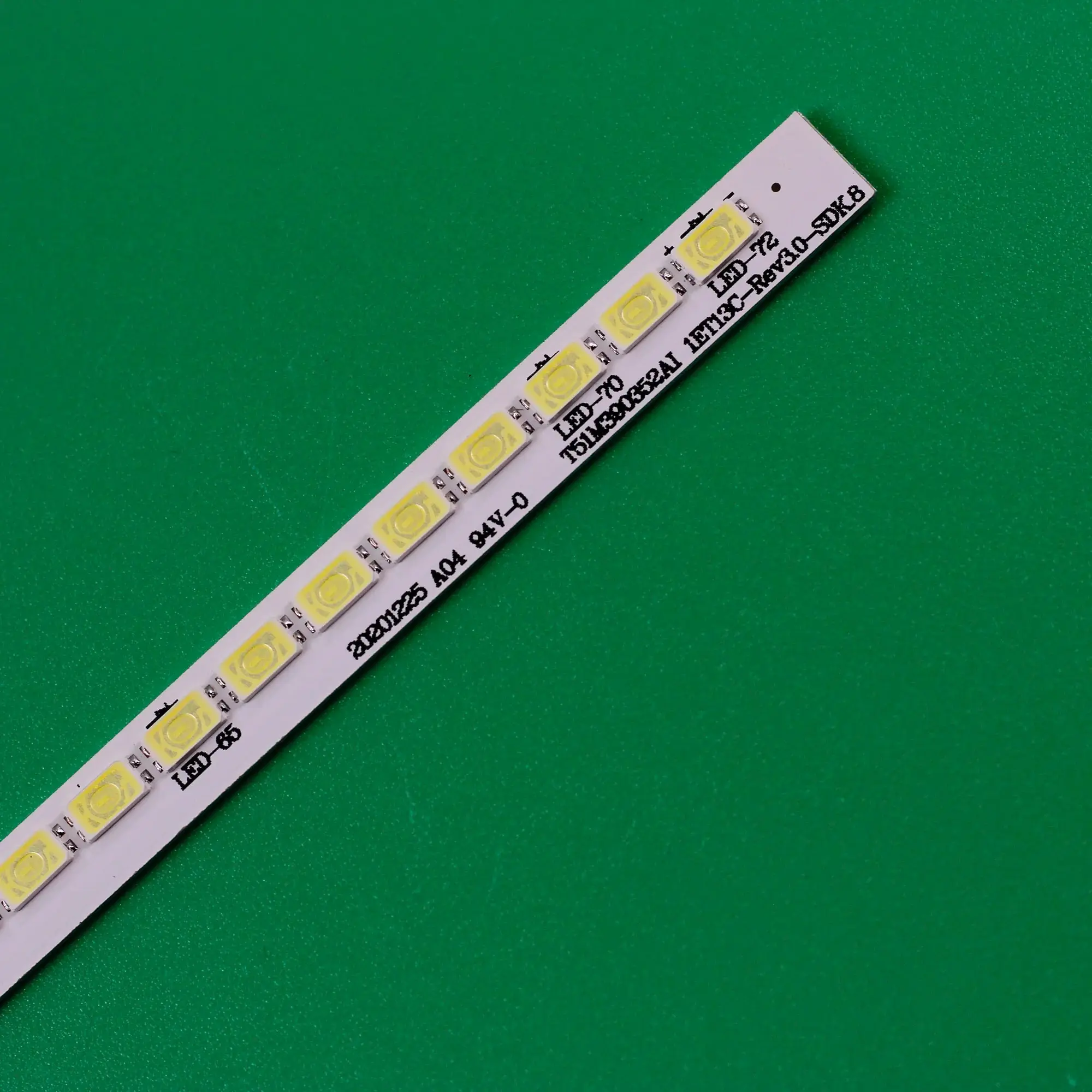 Faixa de luz de fundo LED para TV, 72 LED para TV TCL 39 ", L39F2560, L39F2550E, LE39D8800, L39F2590E, L39F1570B, L39F1510B