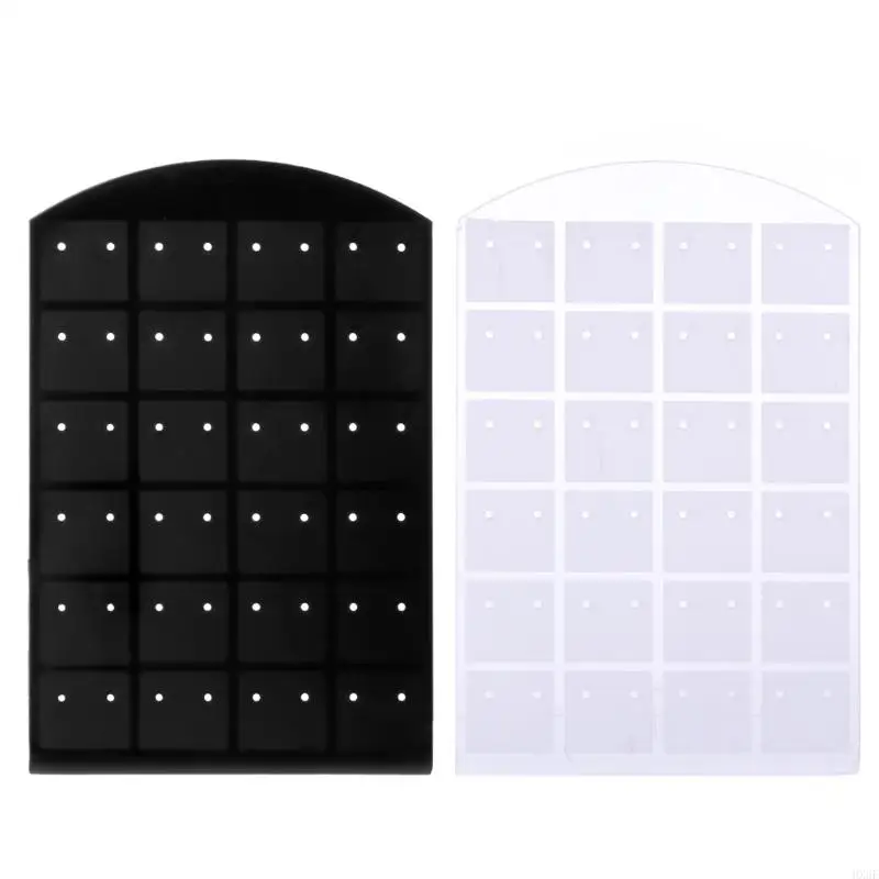 HX6F Earring Display Stand Jewelry Hanging Storage Rectangle Jewelry Display Holder