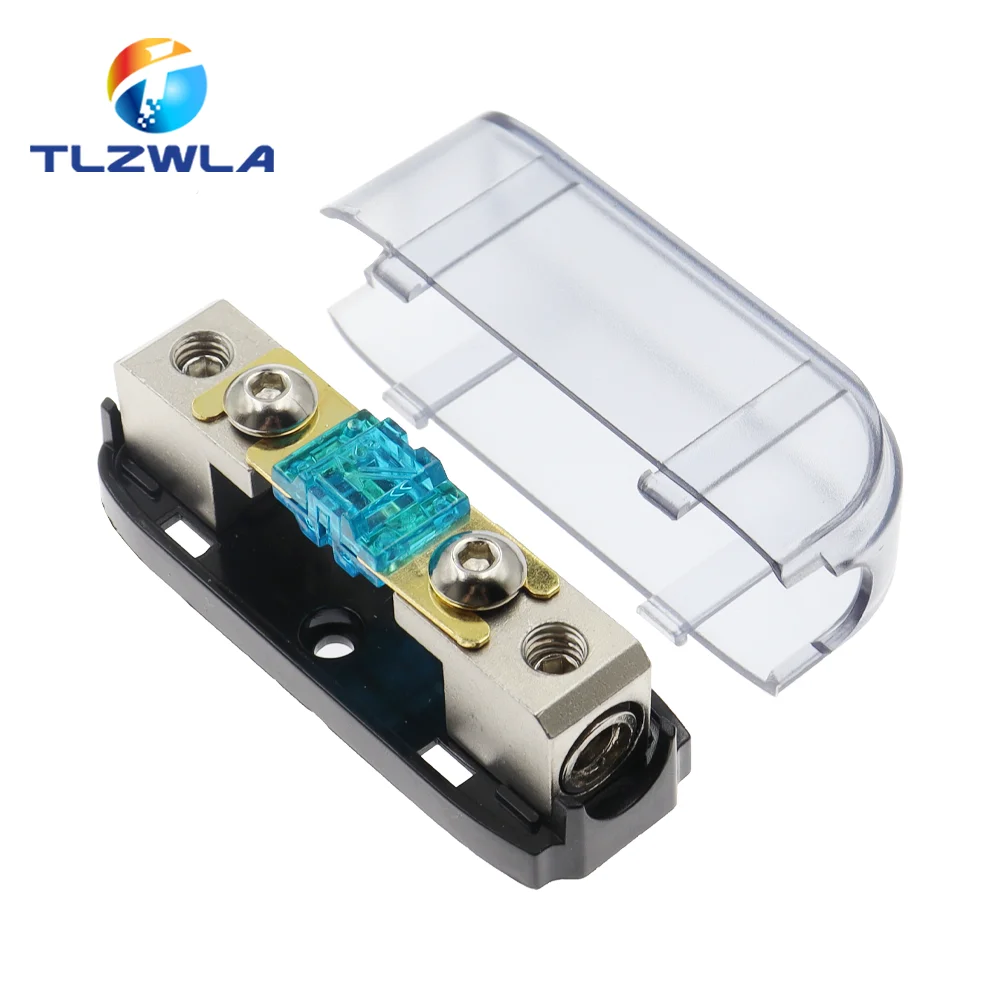 1Set Car Audio Auto Mini ANL AFS Car Fuse Holder Block with Fuse 20A 30A 40A 50A 60A 80A 100A 150A 200 MINI ANL 32V Good Quality