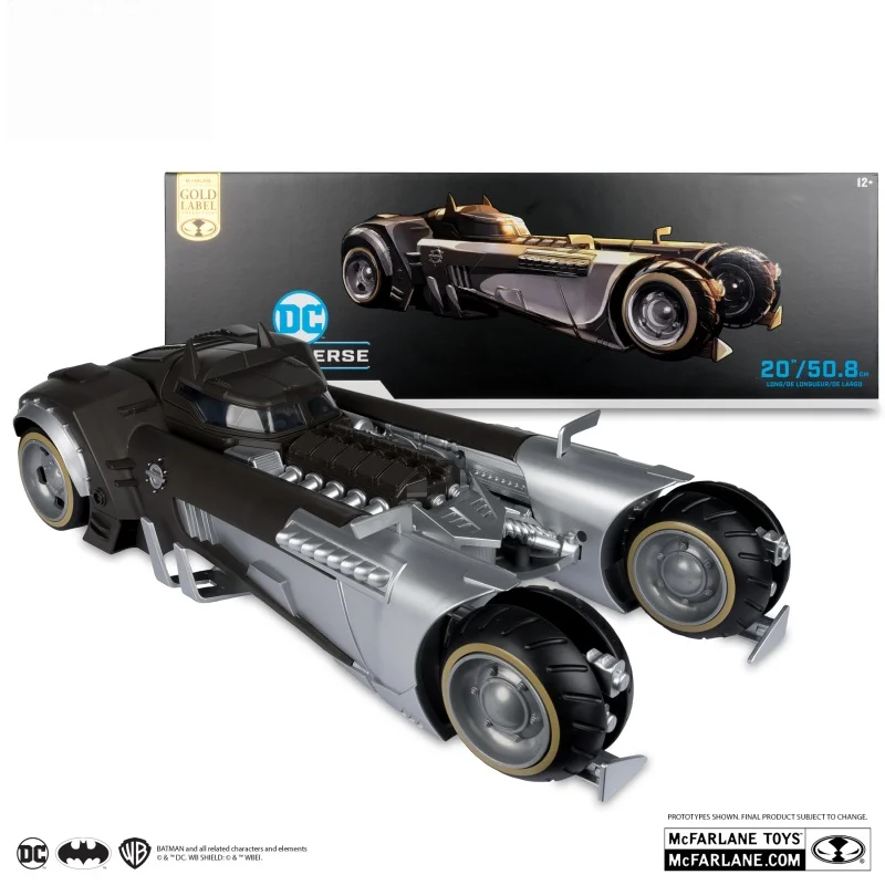 

New Genuine Dc Batman Chariot Model Toy Holiday Gift Collectibles Desktop Ornament In Stock