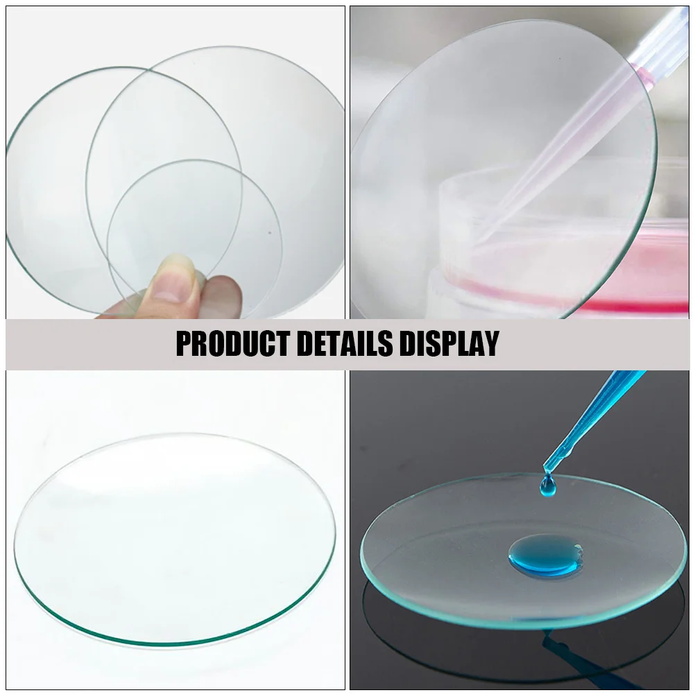 10 Pcs Chemistry Watch Glass Teaching Chemical Experiment Accessories Lab Glasses