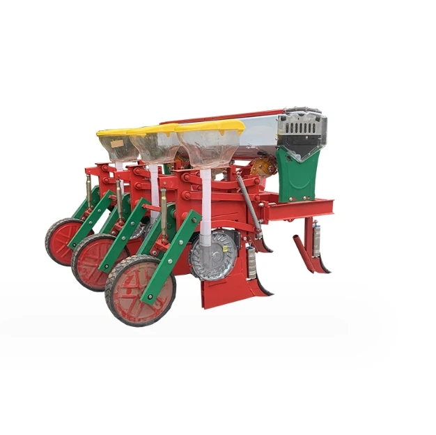 18-30HP four wheel tractor three point mounted 3 row corn maize soybean seeder planter planting equipment machine fertilizer