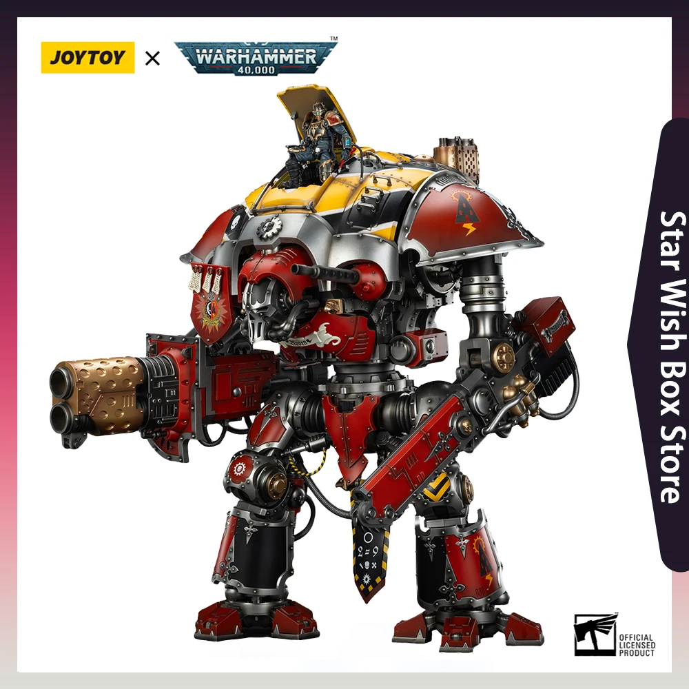 

JOYTOY Warhammer 40k 1/18 Figures Imperial Knights House Raven Knight Errant Articulated Anime Action Figures Collectible Model