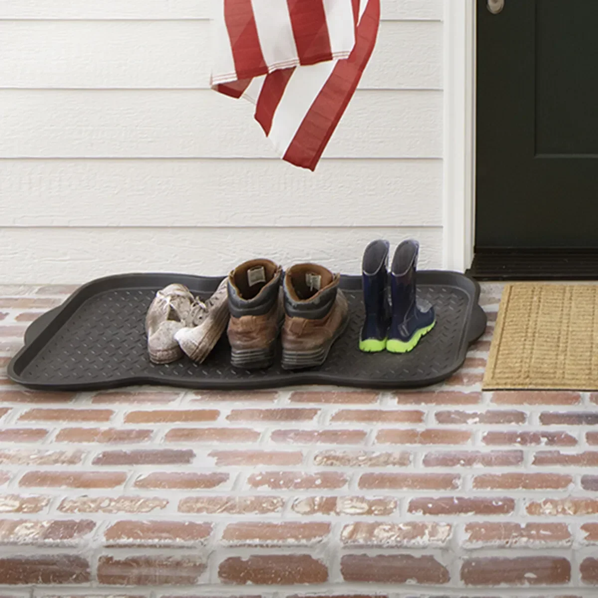 Plastic Shoe Tray, Multi-purpose Shoe and Boot Tray, Car Trunk Sundries Tray,Potted Pad Tray