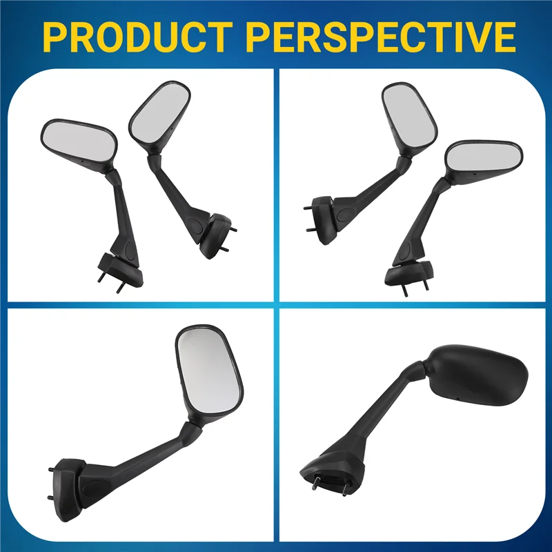 

Simple Motorcycle Rearview Mirror Side Mirrors For Yamaha FZ1 Fazer 2007 2008 2009 2010 2011 2012 2013
