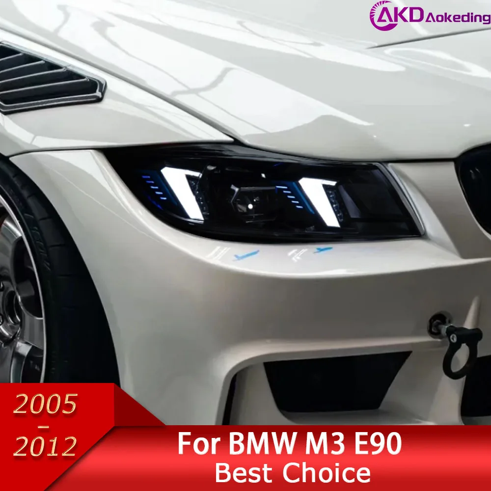 

Car Headlight for BMW E90 LED Headlight 2005-2012 Headlights 320i 325i 318i DRL Turn Signal High Beam Fangs Style Projector Lens