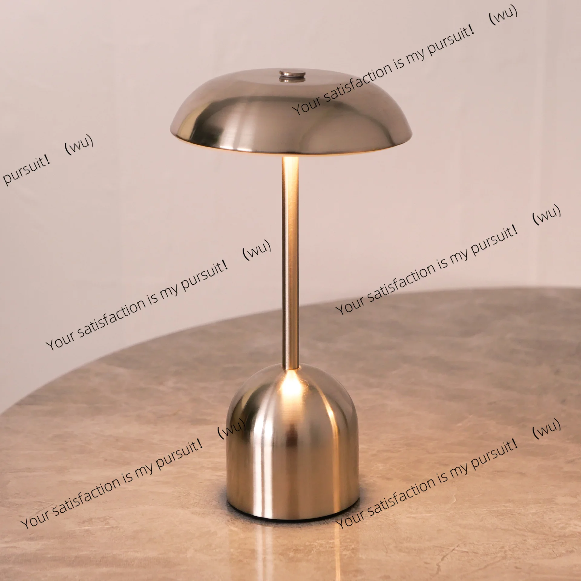 New umbrella-shaped creative metal desk lamp USB night light bedroom bedside LED charging atmosphere light