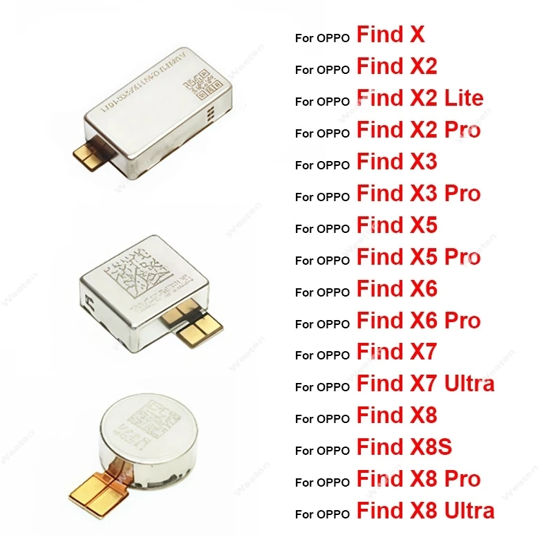 For OPPO Find X X2 X3 X5 X6 X7 X8 X8S Pro Ultra Lite Motor Vibrator Flex Cable Motor Vibration Flex Cable Parts