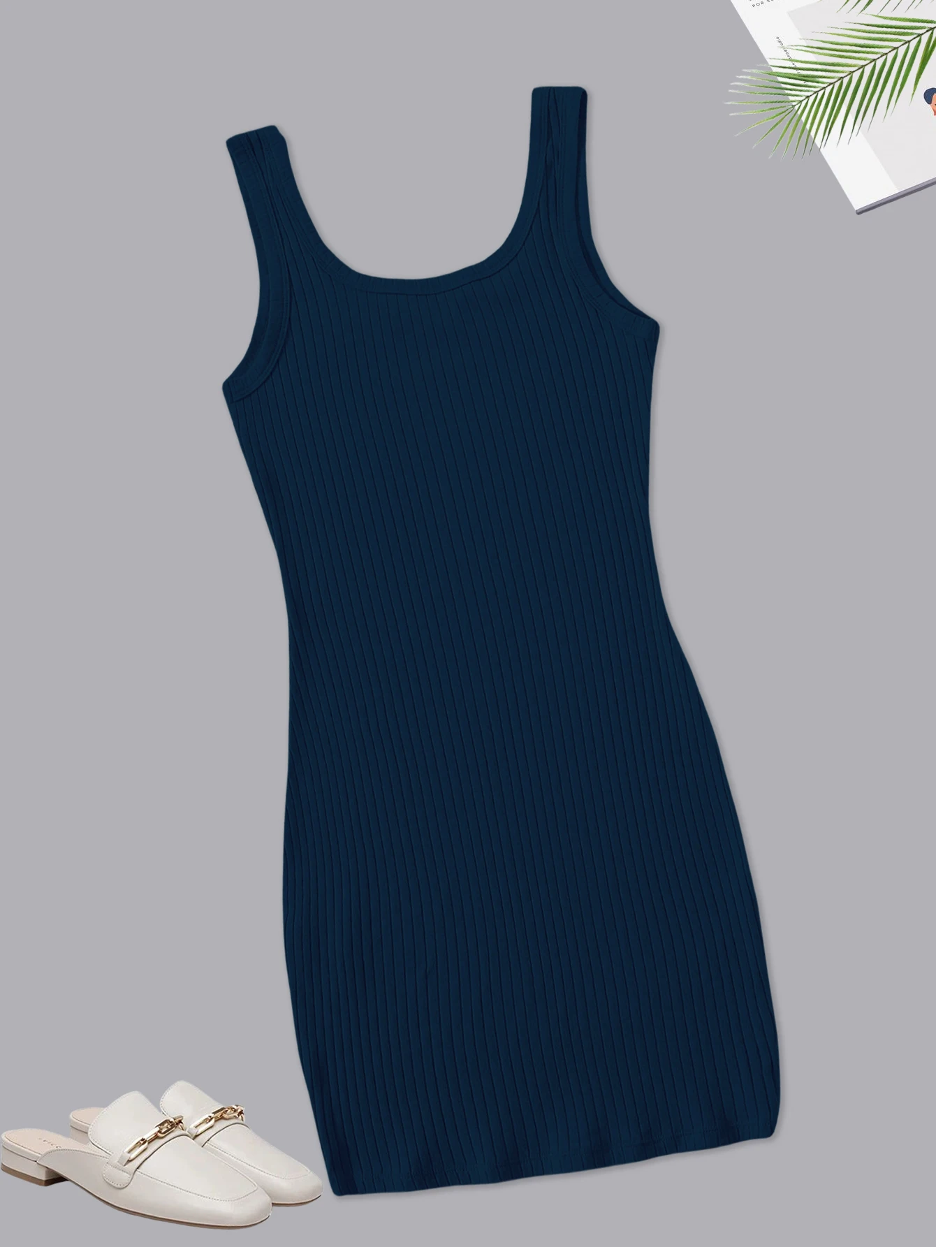 Zomer nieuwe stijl mouwloze casual getailleerde damesjurkset van drie stuks