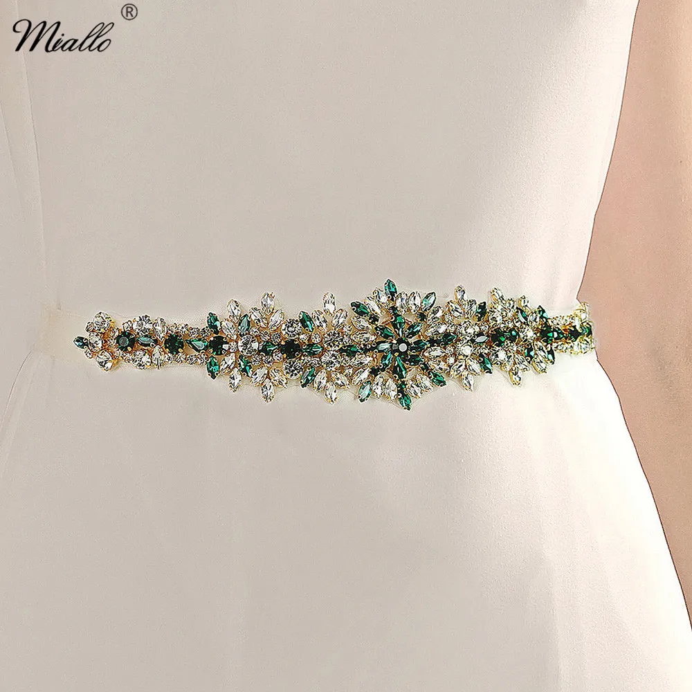 

Luxury Rhinestones Wedding Dress Belt Silver Crystal Bridal Sash Diamond Bridal Belt For Women Dresses