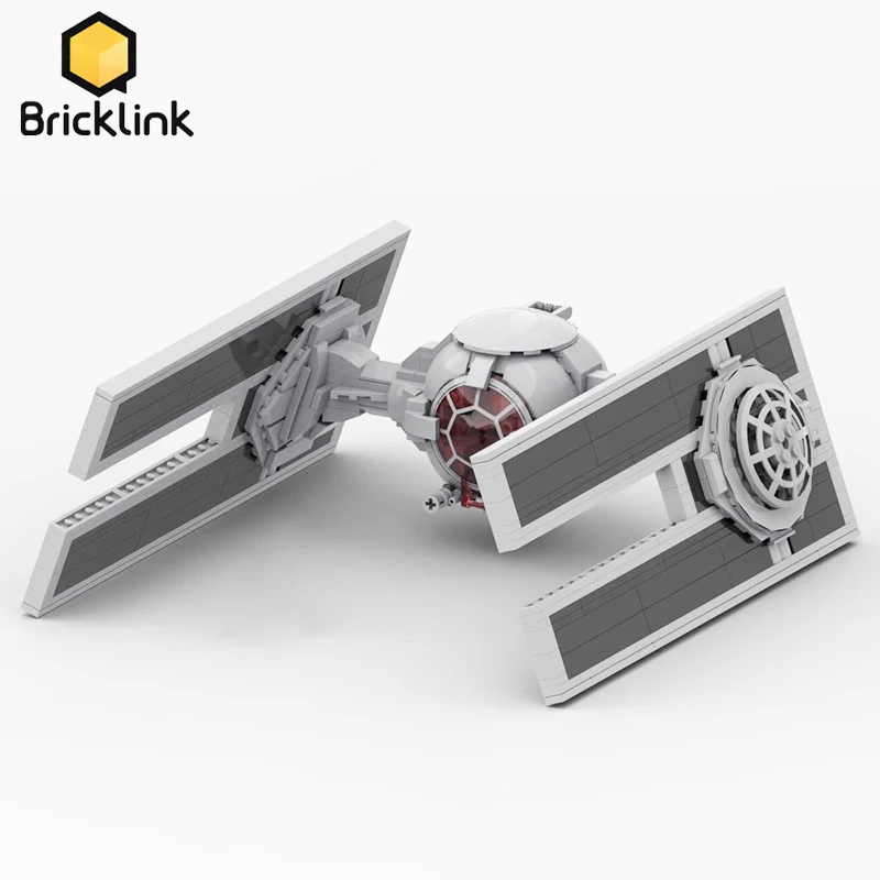 Bricklink-Star Movie Spaceship MOC TIE Droid y TIE Predator Starfighters Sets, bloques de construcción, juguetes para niños, regalo de Navidad y Año Nuevo