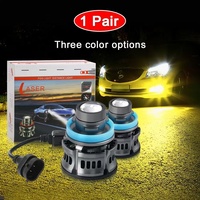 1 Pair LED Car Fog Lights LED Headlight Spot Bulb Projector Lens Devil Angel Eyes LED Fog Lamps H11 H7 9005 9006 12V 3000K 6000k