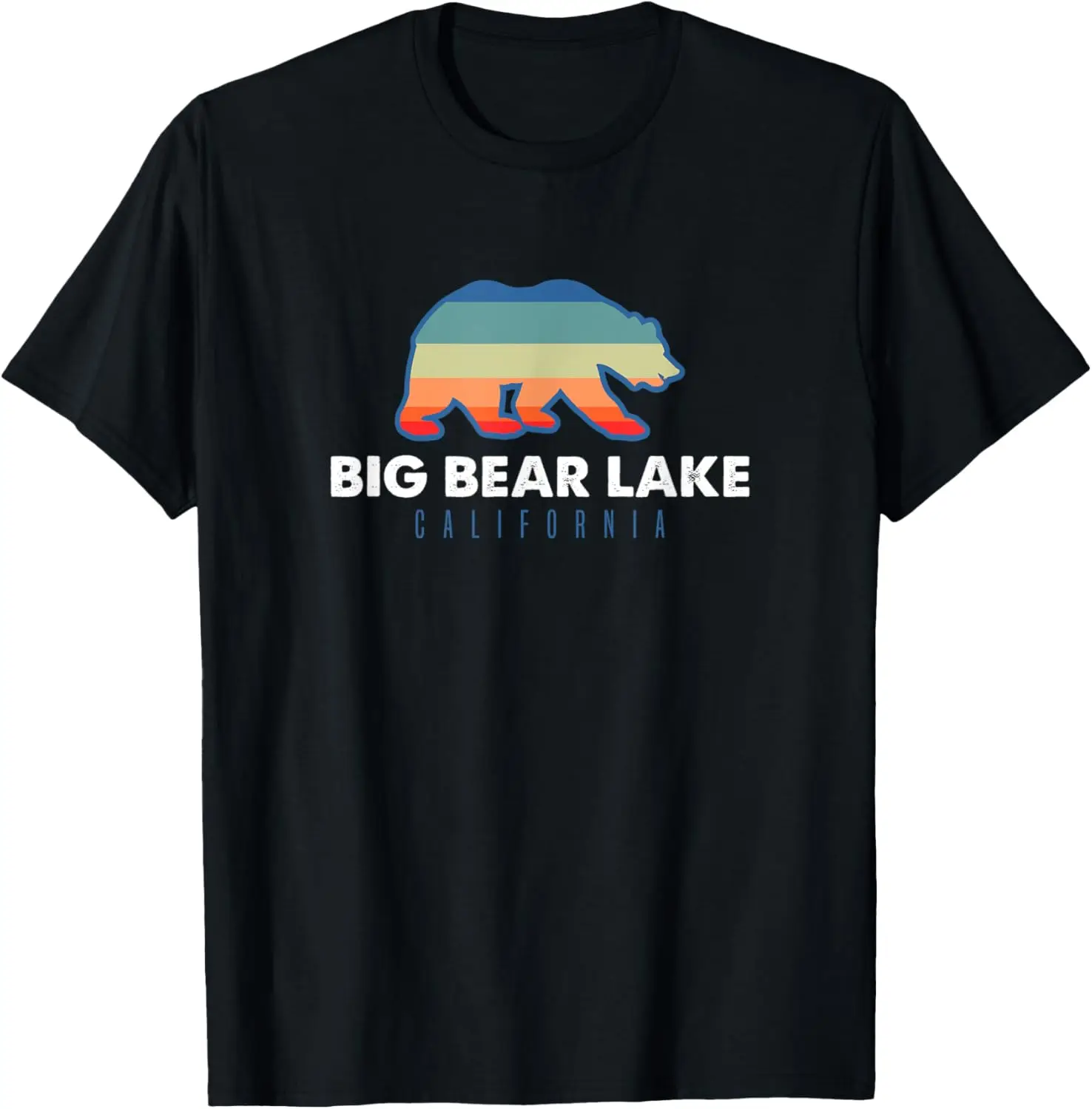 

Big Bear Lake California Sunset Outdoors Boating Fishing T-Shirt