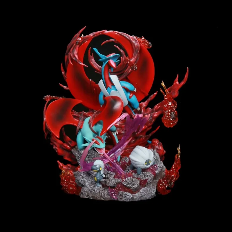 36cm Exquisite Salamence Action Figure Pvc Toy Ornament Model Desktop Decorations Statue Collection Model Toy Doll Birthday Gift