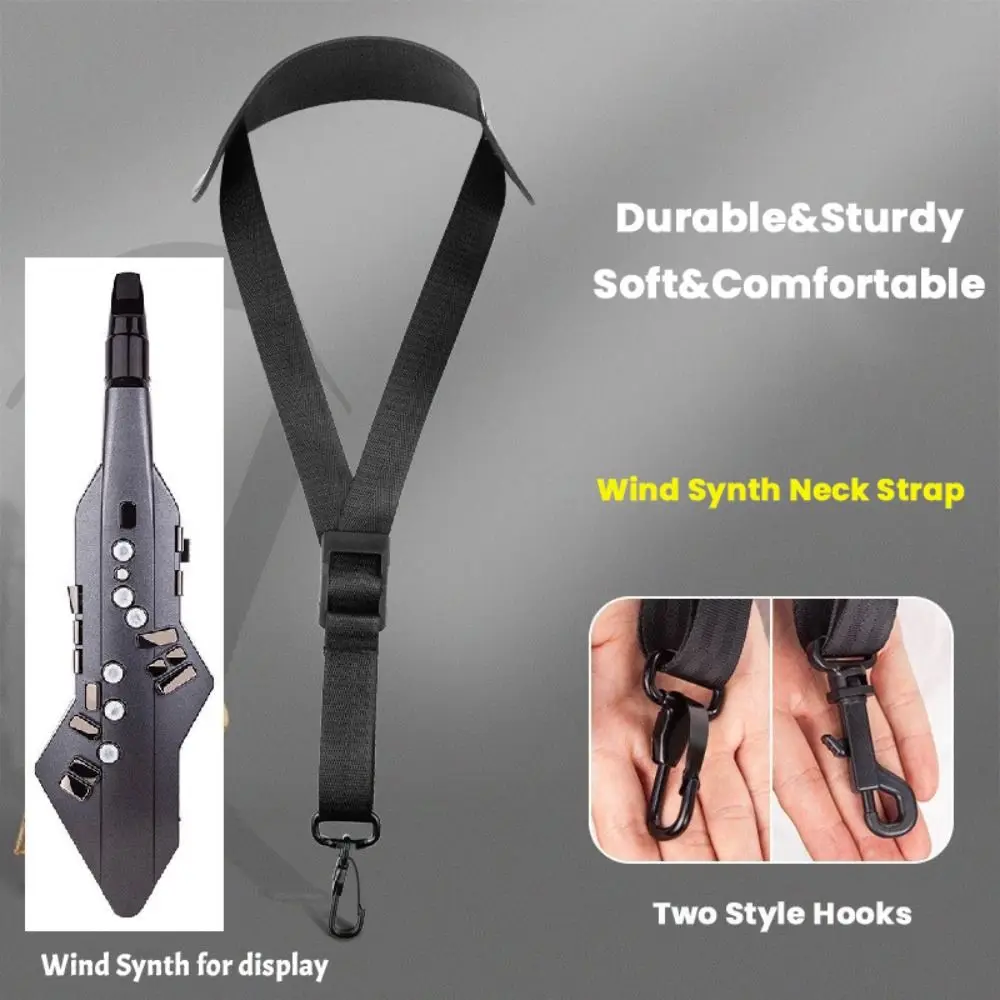 High Quality Adjustable Saxophone Neck Strap Comfortable Breathable Saxophone Accessories Sax Neck Strap Sax Harness