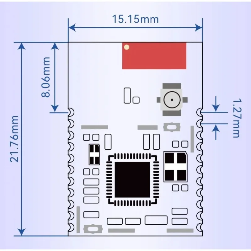 UWB ranging positioning module MK8000 cm level indoor high-precision electronic fence dog training device application
