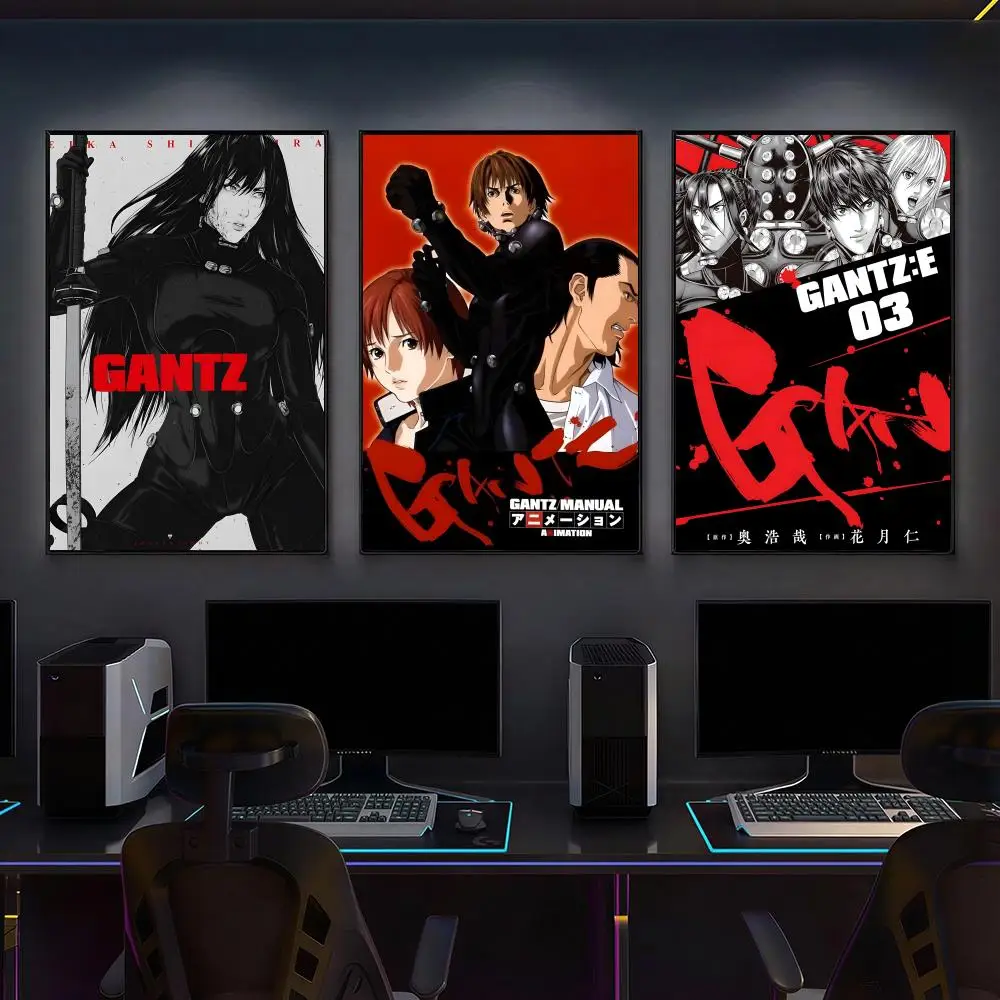 G-GANTZs Classic Anime Hot Poster Versatile HD Waterproof Wall Art Self-Adhesive Decor for Any Space Ideal Gift