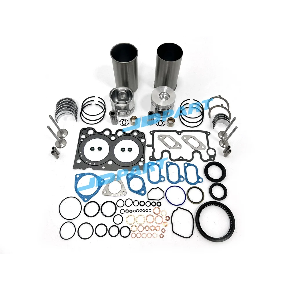 

Комплект гильз цилиндра с прокладкой, комплект подшипников, клапанов и направляющих для двигателя экскаватора Deutz F2L1011F