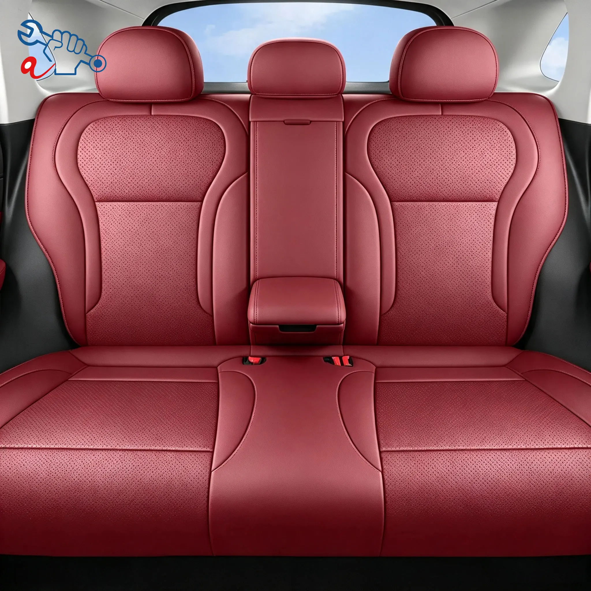 Left-Drive Car Seat Cover For Hongqi HS3 PHEV 2025-2026 Custom Fit Seat Cover Full Surrounded Seat Protection Cushion Auto