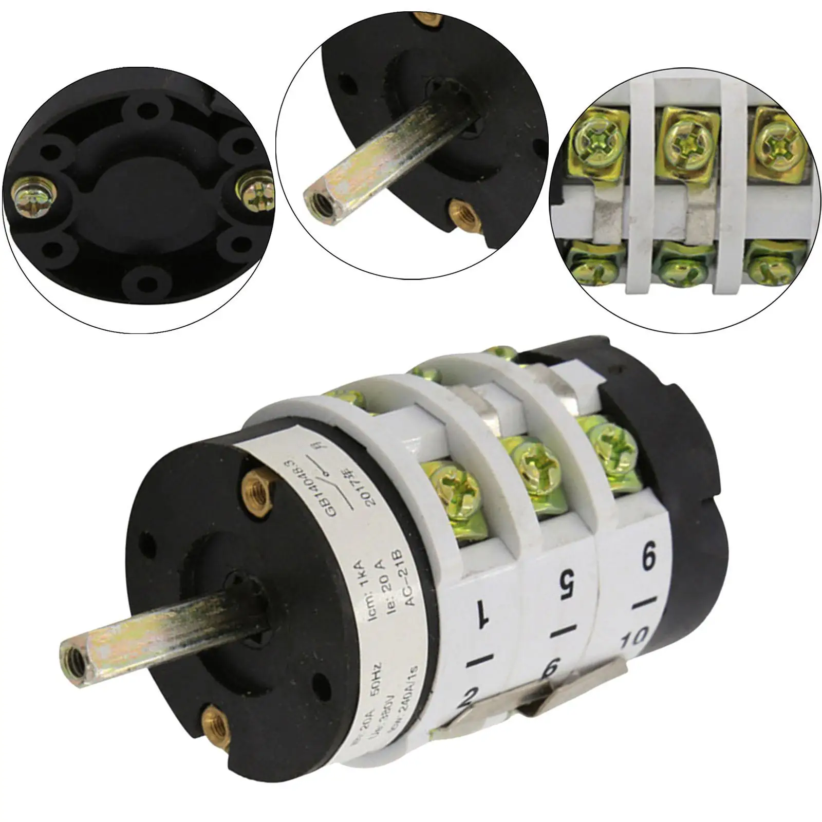 Universal Tire Changer Motor Forward Reverse Switch 20A for Workshop Tyre Changing Machine 220V 380V