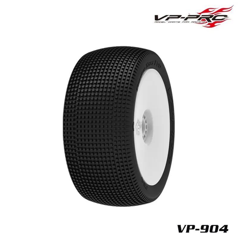 High Quality 1/8 RC Buggy Truck Tire VP PRO 904 Medium Hard17mm Nut Racing Tire Sponge High Grip ARRMA Xray TLR Kyosho