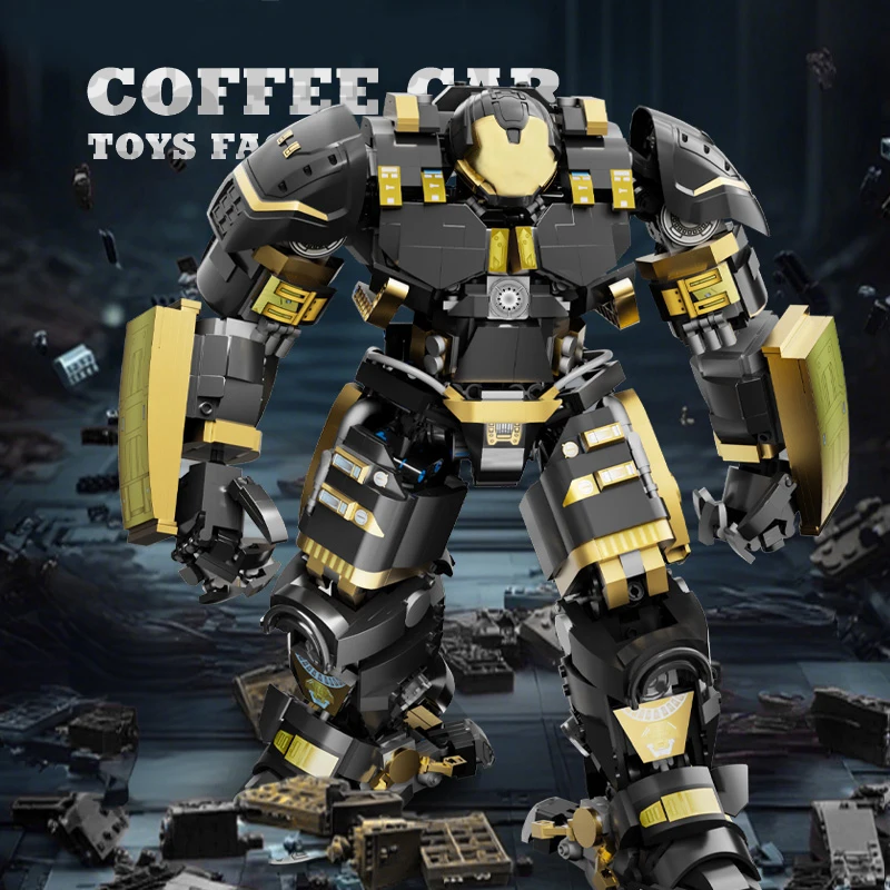 Batalha de combate mech modelo moc tijolos kit super mecha robô blocos de construção figura ação quebra-cabeça brinquedos adulto presente aniversário haste novo