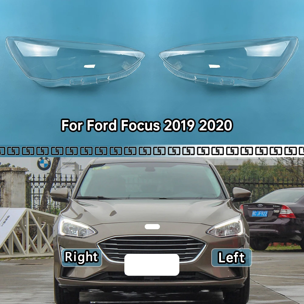 

Для Ford Focus 2019 2020, крышка передних фар, линза, абажур, прозрачный абажур, корпус из плексигласа, замена корпуса