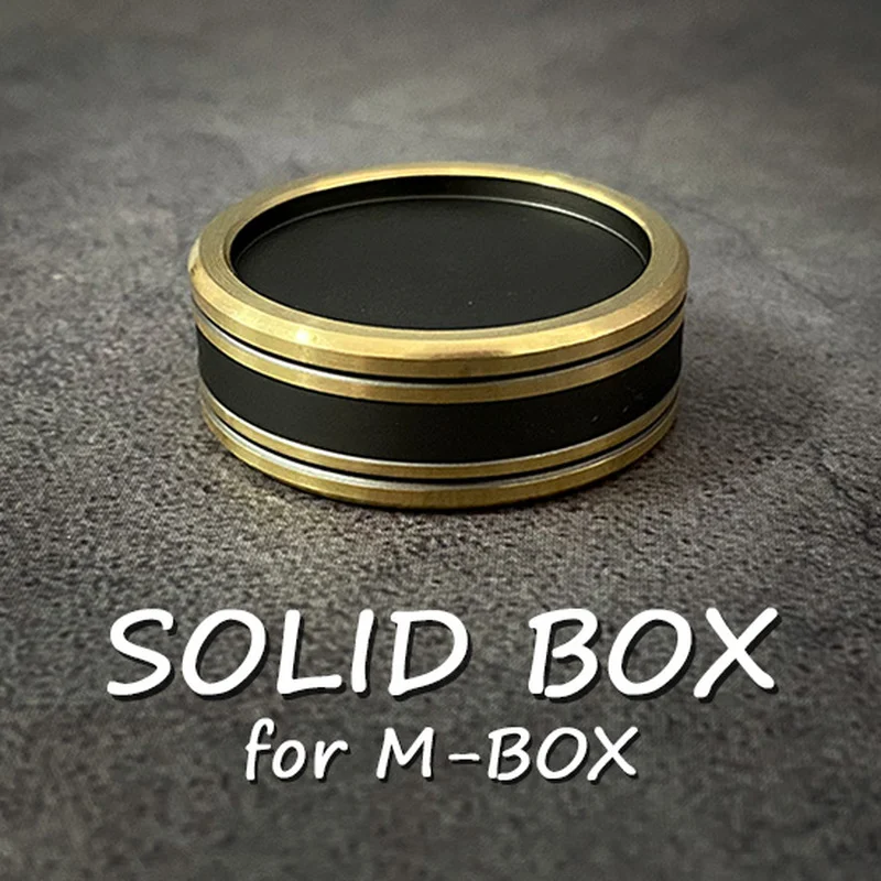 

Solid Box for Okito/Slot Box 26.8mm Coin Appear Vanish Magia Magician Close Up Illusions Gimmick Props Mentalism Upgraded Okito