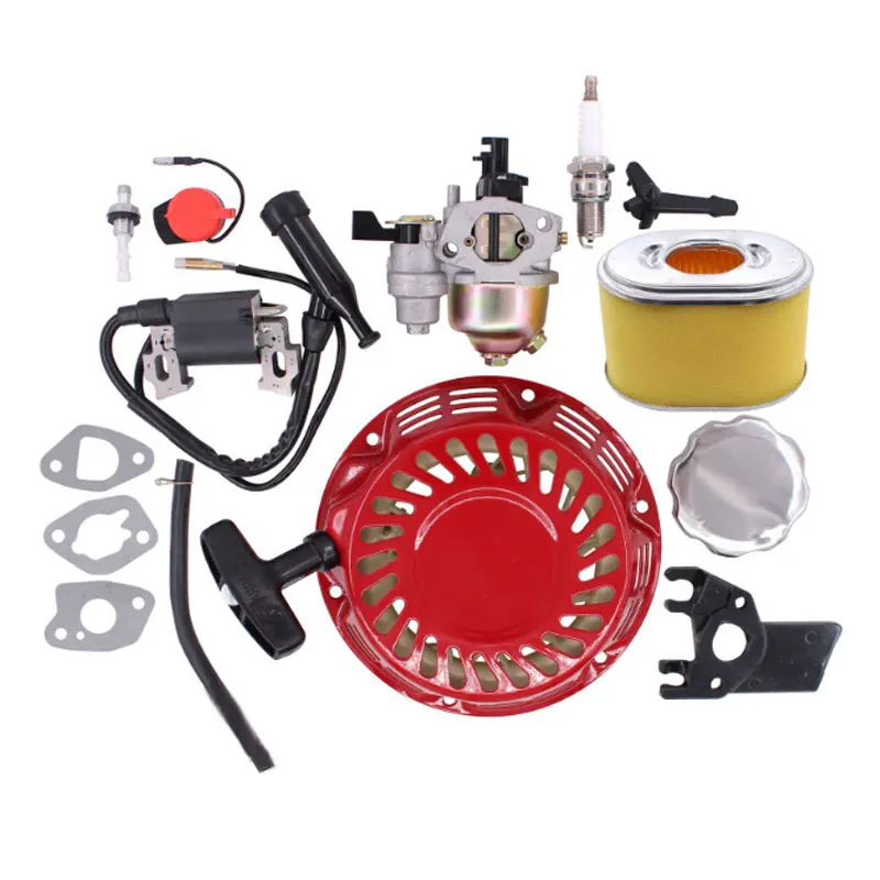 Carburetor Set Carby Carb For HONDA GX140 GX160 GX200 5.5HP 6.5HP 168F 170F Generator Engine Recoil Starter Air Filter Cleaner