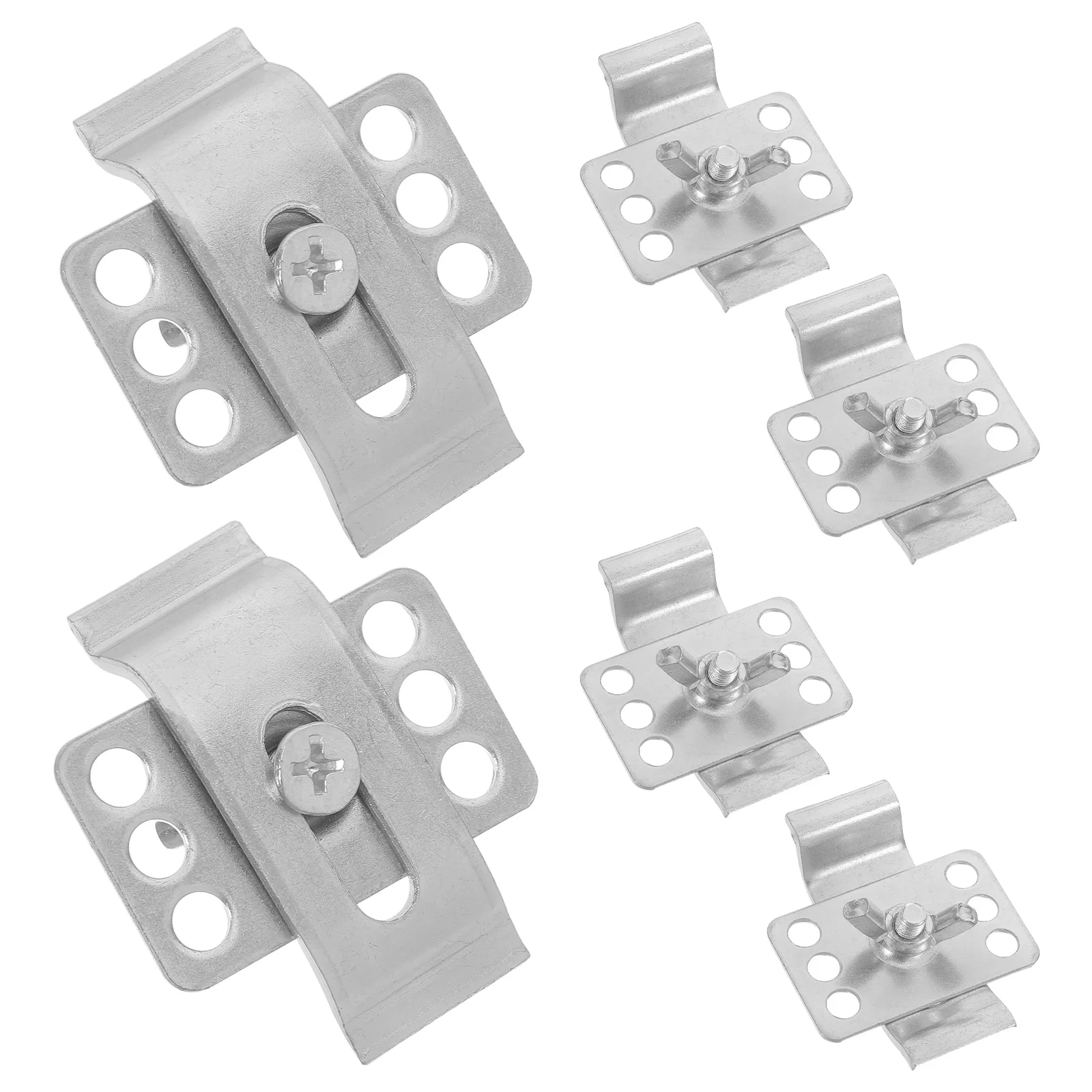6pcs Undermount Sink Brackets Hardware Fasteners Metal Wash Basin Clips Mounting Support Durable Kitchen Bathroom Compatible