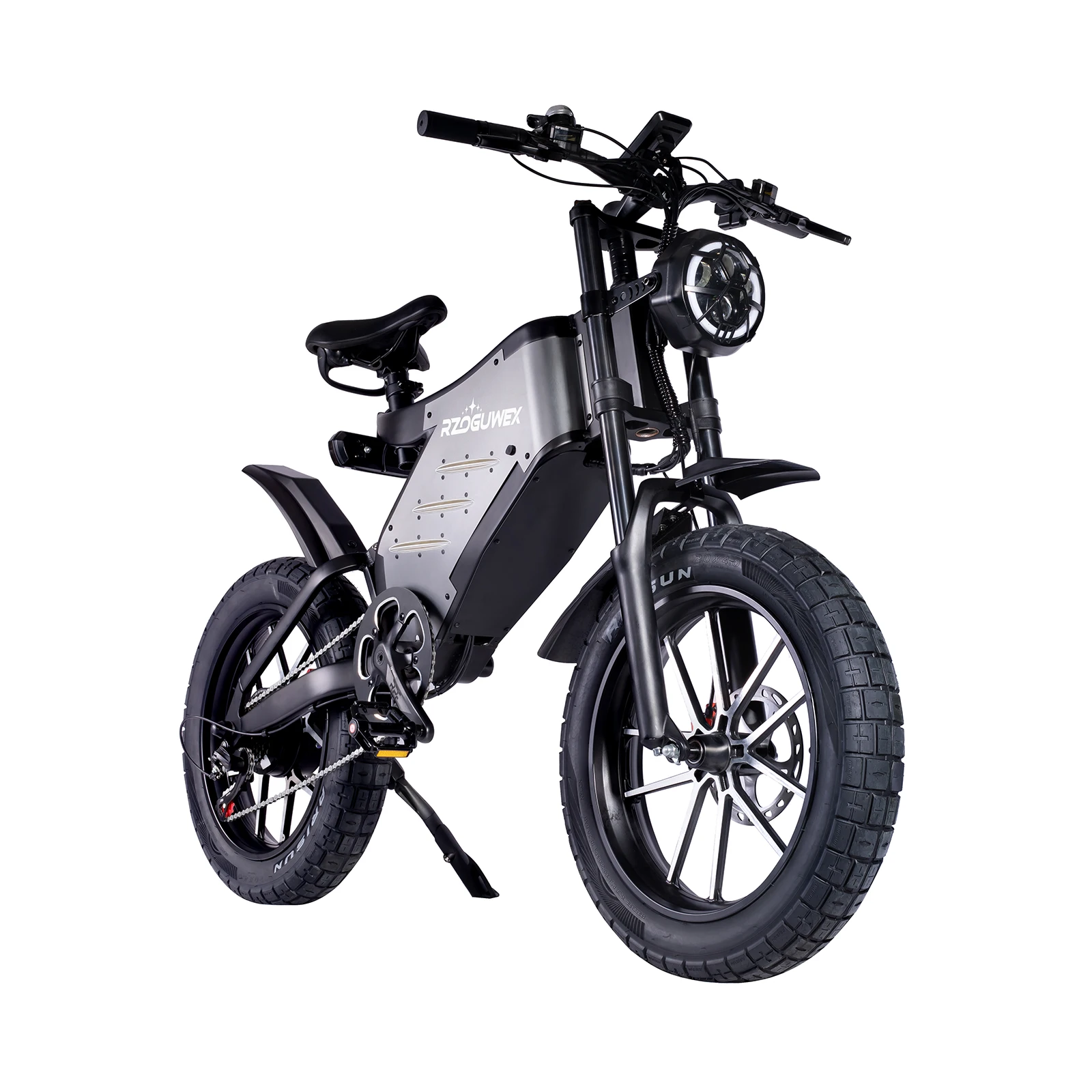 AliExpress NONE RZOGUWEX X5S adult E-bike1000W all-terrain electric bicycle 20-inch fat tires E-Mountain bike 48V25Ah battery