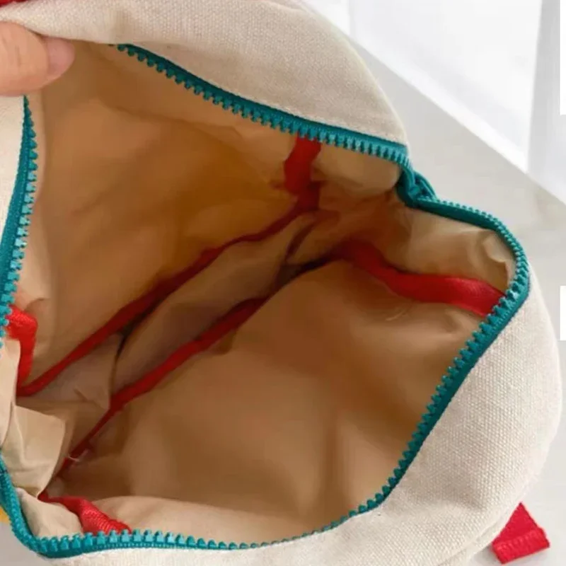 Novo planeta dos desenhos animados das crianças mochila lona leve jardim de infância moda saco escolar mochila viagem