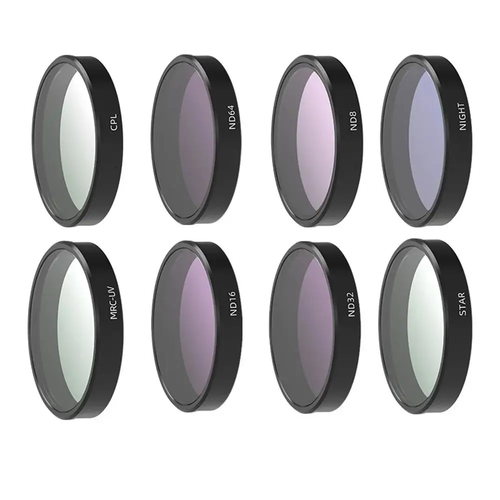 

PL/UV/ND8 ND16 ND32 Lens Filter Black Soft/Night Protector HD Optical Glass Camera Filter Multi-Coated for DJI OSMO Nano
