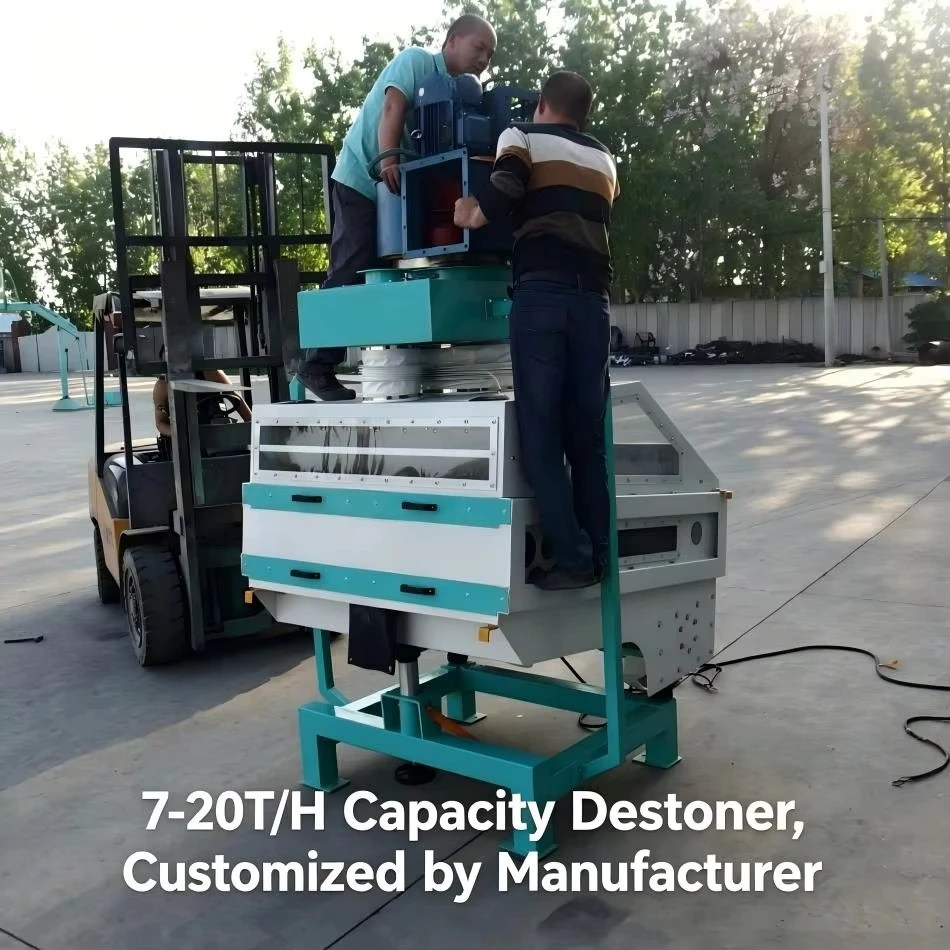 Quanfeng  Farm Mung Bean Rice Destoner Seed Grain Wheat Cleaning Machine Fine Air Screen Gravity Table Separator High 99%